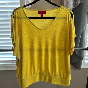 JLo Yellow Blouse